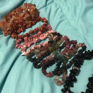 Cute beaded stone bracelet